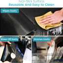 Stove Cover for GE 30inch Gas Stove Top Gas Range Cooktop Protectors for Model JGS760SP1SS,JGSS66FELDS,JGSS86SPSS - Reusable Non-Stick Stove Top Cover Guard