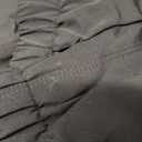 Mens Ski Jacket and Pant Set Womens Snow Jacket Baggy Ski Suit Waterproof Insulated Snowboard Winter Outdoor (X-Large, Black)