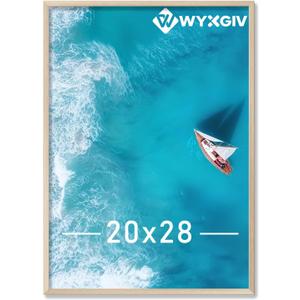Natural 20x28 Picture Frame Lightweight yet Durable Frame Wall Hanging