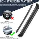 Hood Protector with Tailgate Protector Compatible with 2007-2018 Jeep Wrangler JK Hood Deflector Waterproof Bug Deflector Stone Guard