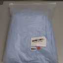 Saslax Maternity Off Shoulders Half Circle Gown for Baby Shower Photo Props Dress (N-light Blue 59)