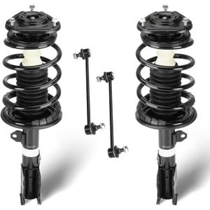 Front Struts Assembly Shock Absorber & Sway Bars End Links Fit for 2004-2009 Toyota Prius, Replace for 172358 172357 K90433 (4Pcs)