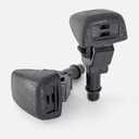 Click&Fit Windshield Washer Nozzles compatible with 2015-2024 Chevrolet Equinox, GMC Yukon, Cadillac Escalade, Buick Enclave Wiper water jet sprayers replaces 95429754, 23181646, 2-pcs, 2-Outlets
