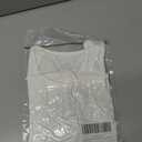 Womens Western Sparkly Fringe Sleeveless Crop Tops Cowgirl Going Out Cropped Tank Tops with Glitter Tassel (White, XL)