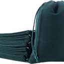 Sansam Large Velvet Drawstring Gift Bag  10pcs Jewelry & Accessory Pouch for Bracelets, Necklaces & Gifts, Tarot Rune Bags, Purse Storage Bags, Dark Green (8x10 Inch (Pack of 10))