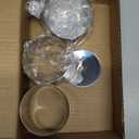 6 Pack Cake Ring Molds with 1 Pusher 1 Lifter, 3 Inch Seamless Mini Cheese Cake Cutter Ring Set, Stainless Steel Mini Food Mold for Mousse, Food Plating, Cookies, Baking (Round)