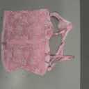 WDIRARA Women's Cut Out Lace Crop Bustier Corset Tank Top Sexy Going Out Party Club Tops Pink X-Small