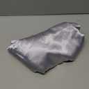 HOMBYS Satin Bed Wedge Pillow Cover Silky & Smooth Wedge Pillowcase 1 Pack 24x24x8, Soft & Breathable, Removable & Machine Washable-Zipper Design (Pillow Not Include), (Light Grey, 24"x24"x8") (25"x25"x8")