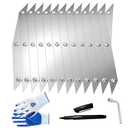 12 Point Center Finder Pro  Precision Measuring Tool for Woodworking, Welding & DIY Projects (Silver 12 Point)