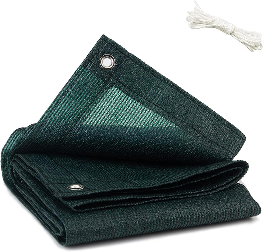 90% Shade Cloth for Plants 3.3 Ft  6.6 Ft Greenhouse Shade Cloth for Protect Vegetable Plants Fruits Flowers Crops - Green
