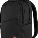 Fjällräven Räven 20 Backpack - Multi-Pocket Organization, Padded Support, Durable Fabric - Commuting, Travel, Black, One Size
