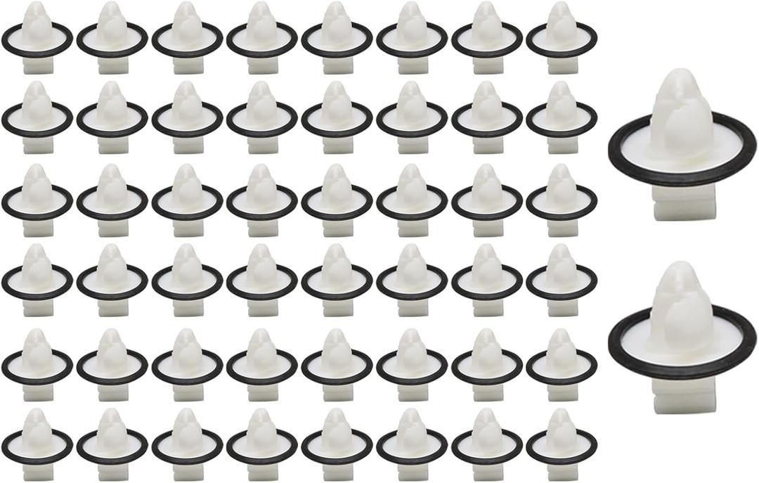 50PCS Side Body Panel Trim Molding Clip Center Molding Clip Bumper Corner Cover Clip Compatible with Mercedes Benz Sprinter 1500 2500 3500 3500XD # 9109910000 A9109910000