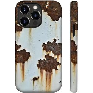 Generic Case for iPhone 11,Rusty Iron Phone Case for Men Girls Boy Kids Women,Dual-Layer Hard Shell Silicone Cover Shockproof Protective Case for iPhone 11