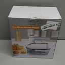 Cordless Electric Hand Mixer: 12 Speeds Powerful Handheld Mixer with 6 Stainless Steel Attachments (2 Beaters, 2 Dough Hooks, 2 Whisks), Snap-On Storage Case & Eject Button (White)