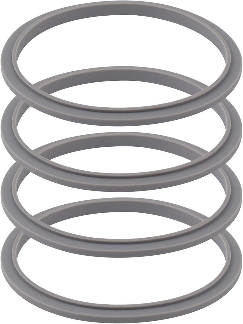 4pcs Blender Gaskets for NutriBullet Personal Blender 600W and NutriBullet Personal Blender 900W, Silicone Blender Replacement Parts O-Ring Seal Gasket Accessories