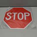 2-pack Stop Signs Red Stop Signage Aluminum Traffic Sign Warning Sign with 2 Pre-drilled Mount Holes, 30 X 30 cm