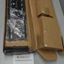 ZeboZap ZZTVT2064 NO Drill Tilt Only Outdoor | Gazebo | Patio | Pergola | Square Post TV Mount | Stainless Steel Screws | Weatherproof | Holds 120lbs | Black