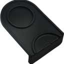 Espresso Tamping Mat Food Grade Silicone Coffee Tamper Mat, Espresso Tamping Station Coffee Pad for Barista Tool Home Kitchen Bar Coffee Shop Espresso Accessory, Waterproof and Non-Slip 5.9x3.9 In (Black-L-Small-Long)