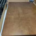 Mid Century Modern Desk with Hutch, Study Wood Desk with Hutch, Writing Table for Home Office,Walnut, 39"