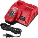 Milwaukee 48-59-1808 M12 and M18 12 Volt/18 Volt Lithium-Ion Multi-Volatge Rapid Battery Charger 