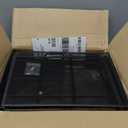 Homsorout Wooden Desk Organizer - Mesh File Organizer with Drawers and Pen Holder - 4-Tier Vertical Paper Letter Storage Tray, Desktop Organizers and Accessories for Home Office (Black and Brown)