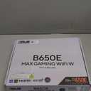 ASUS B650E MAX Gaming WiFi W  AMD B650 AM5 ATX Motherboard, White PCB, DDR5, PCIe 5.0, 3X M.2, Wi-Fi 6E, 2.5Gb LAN, USB 10Gbps Type-C, DisplayPort, HDMI, BIOS Flashback, Aura Sync, Advanced AI PC