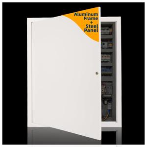 Access Panel for Drywall - 20x24 inch - Wall Hole Cover,Metal Plumbing Access Panel for Drywall,20Wx24H Access Door,Heavy Durable Thicken 1mm Steel and Aluminum Frame,Overall Size 21.5 x 25.5