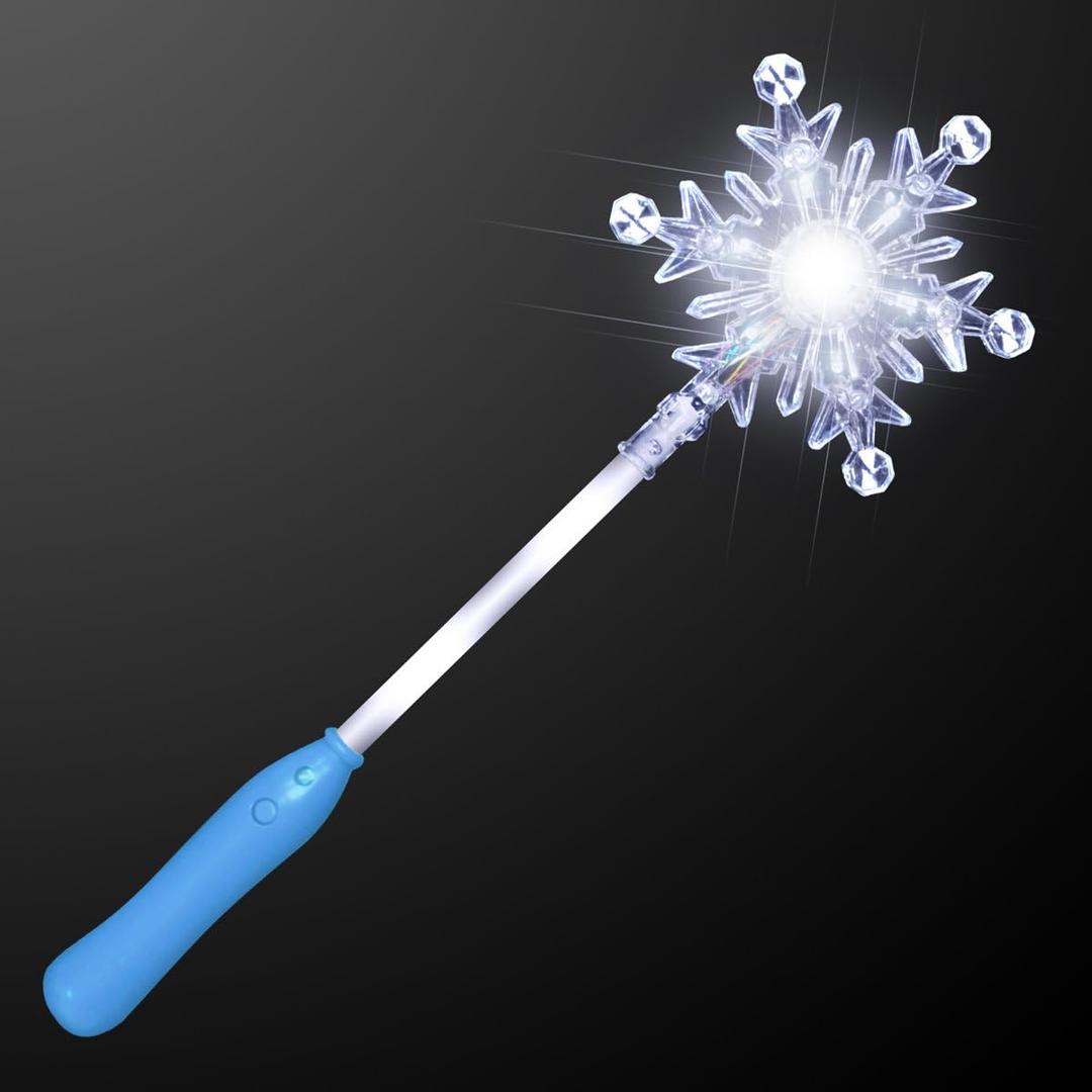FlashingBlinkyLights Light Up Frozen Snowflake Wand