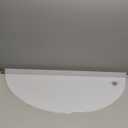 39'' x 16'' UV Basement Window Well Cover UV Resistant Polycarbonate for Snow and Rain Heavy Duty Egress Window Cover Winter Summer for Courtyard Balcony Exterior, Clear