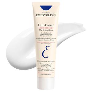 Embryolisse Lait Crme Sensitive Moisturizer. Hypoallergenic Face & Body Cream for All Skin Types With Aloe Vera & Shea Butter. Fragrance-Free & Suitable for Sensitive Skin, 3.38 Fl Oz