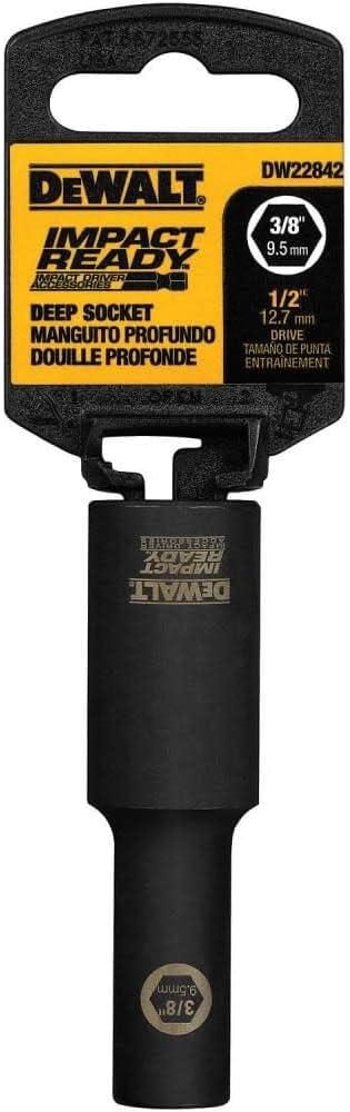 DEWALT DW22952 1-1/16-Inch IMPACT READY Deep Socket for 1/2-Inch Drive DEWALT DW22952 1-1/16-Inch IMPACT READY Deep Socket for 1/2-Inch Drive