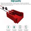 Power Wheel Adapter with Fuse&Switch, Secure Battery Adapter for Lithium Battery, with 12 Gauge Wire, Good Power Convertor for DIY Ride On Truck, Robotics, RC Toys and Work Lights,2Pack