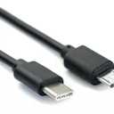 3FT USB C to Micro USB Data & Charge Cable for Old Phones, Smartphones, Cameras, Headphones - Compatible With MacBook, iPhone 15, Samsung, LG, Moto, PC/Laptop With USB C Port