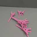 9 Pcs Eiffel Tower Statue Decor Alloy Metal Paris Tower Party Decoration 5 Size Eiffel Decor French Table Stand Holder Gift for Cake Topper Collectible Figurine Replica Home(Pink)