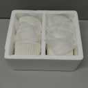 MALACASA Ramekins 6 oz Oven Safe, Porcelain Creme Brulee Ramekins Pudding Custard Cups Small Ceramic Souffle Dishes Ramakan Ramiken Ramicans Baking Bowls Set of 6, White, Series RAMEKIN-DISH