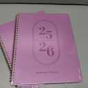 2 x Planner 2025-2026, Academic Year Weekly and Monthly Calendar Planner, July 2025 - June 2026, Spiral Bound School Planning Tool, Perfect for Teacher, Student, Woman & Men - A4 (8.5" x 11"), Purple