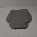 Bamboolady Linen Car Seat Cover, Cloth Bottom Seat Covers for Cars,Trucks,Universal Pad Cushion Breathable,Ventilated,Cooling Four Seasons Gray