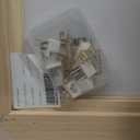 Framed Netural Wall Art for Living Room, Large 3 Piece Abstract Pastel Grunge Forest Landscape Tree Canvas Artwork Set, Modern Art Decorative Nordic Painting Picture Prints for Hallway Office 24x36 In