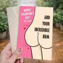 3 x POMELION Valentines Day Card for Her Wife from Husband - Funny Anniversary Card Gifts for Wife, Girlfriend - Sexy Gifts For Lover, Couple - Valentine's Card