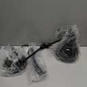 LIROUVET Swing Arm Wall Sconces, Adjustable Plug in Wall Lamp, Industrial Indoor Wall Light with Dimmable On/Off Switch Plug-in Cord, Black Sconces Wall Lighting for Bedroom, Kitchen, WL02BK-N