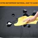 Kick Mats with Organizer - 2 Pack Backseat Protector Seat Covers for Your Car, SUV, Minivan or Truck Seats - Vehicle Back Seat Kids Safety Accessories - Universal Fit Automotive Interior Protectors