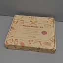 Recipe Binder with Plastic Sleeves, Full Page Cards and Dividers, Recipe Binder 8.5x11 3 Ring, Blank Recipe Book Binder to Write in Your Own Recipes (Grey Veggies)