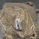 Collive Long Hallway Runner Rug 2.6' x 7', Washable Runners Indoor Entryway Rugs, Tan/Cream Braided Woven Kitchen Carpets Low Profile Front Door Floor Mat for Laundry Room Bedroom Doorway