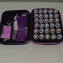 LYMUSUMI 30 Slots Diamond Art Storage Containers for Adults Portable Bead Storage Boxes for Diamond Painting Accessories and Tools (Pink and purple)