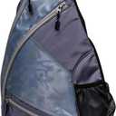 Glove It Sling Bag - 19 in x 13 in. Pickle Ball Bag w/Adjustable Strap, Clip-On Shoe Bag Included, Functional Pickleball Bag. (Urban Bleu)