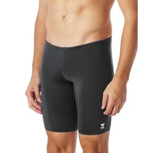 TYR Men's Standard Durafast One Jammer Swimsuit, Black, 32 M