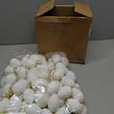 AmazingSpark 120 Pcs Easter Hanging White Eggs for Decorating, Fake Plastic Easter Eggs for DIY Crafts Dyeable Painting Easters Gift Basket Fillers Party Favor