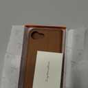 SHIELDON Wallet Case for iPhone 16e 6.1" 2025, Genuine Leather Flip Case Magnetic RFID Blocking Card Holder Kickstand Shockproof TPU Protective Cover Compatible with iPhone 16e 5G - Saddle Brown