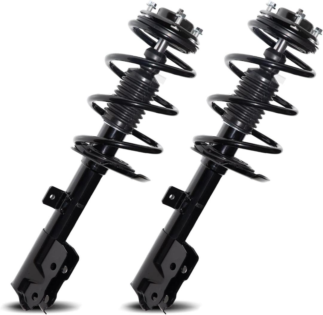 Front Pair Complete Struts Shocks Assembly w/Coil Spring Replacement for 2007-2012 Dodge Caliber 2007-2010 Jeep Compass Patriot Replace OE 172367-172368