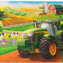 TOMY John Deere Farm Kids Puzzle - Kids and Toddler Puzzle with Large Durable Pieces - Toddler Learning Toys for Early Childhood Development - Kids Puzzles - 70 Piece - Puzzle for Kids Ages 4 and Up